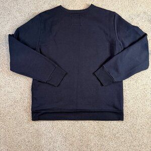 Tesla Mens Sweatshirt Black on Black Size L